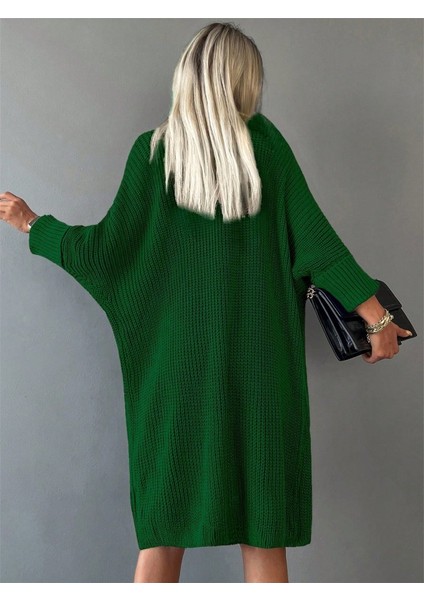 Oversize Kalıp Cepli Salaş Triko Hırka fırsatları