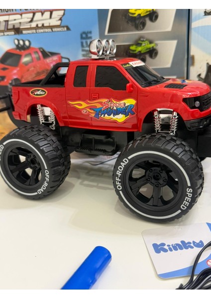 Uzaktan Kumandalı Şarjli Arazi Arabası Full Fonksiyon Işıklı Drift Çeken Hızlı Safari 25X17 cm