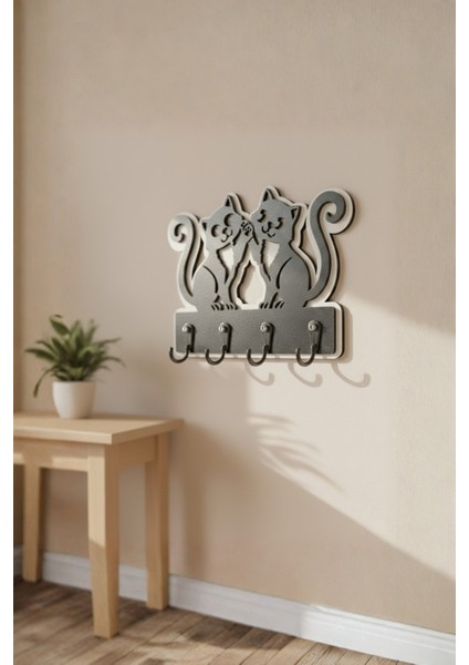 Sevimli Kediler Anahtar Askılığı, Dekoratif Anahtarlık Askılığı fırsatları