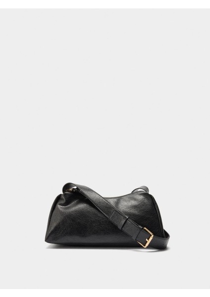 Çatlak Efektli Çapraz Askılı Çanta