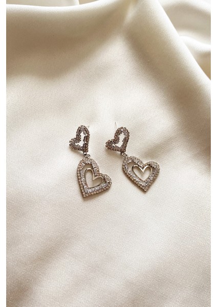 Iki Kalpli Zirkon Taşlı Küpe indirimleri