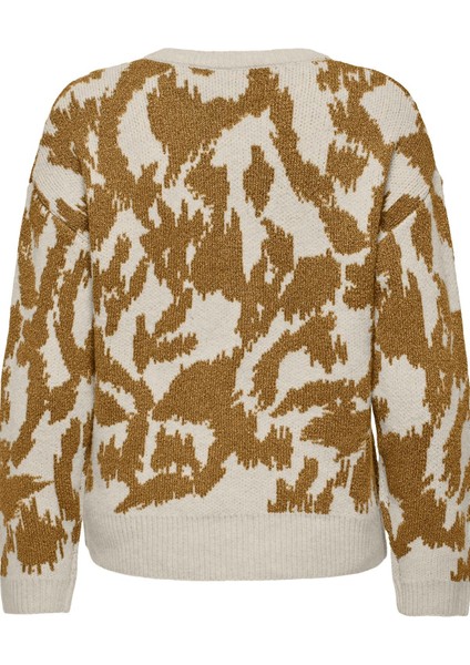 Gigi Ls Glitter O-Neck Kadın Triko Kazak – Işıltılı Bisiklet Yaka fiyatları