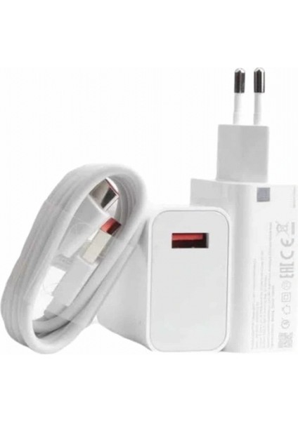 Beyaz Ultra Plus Hızlı Şarj Seti Şarj Adaptörü ve Kablosu 67W