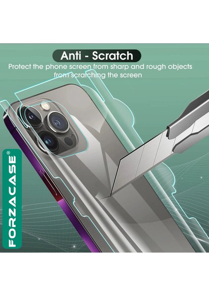 iPhone 16 Pro ile Uyumlu Hydrogel Esnek Yan ve Arka Kapak Koruma Filmi - FC539 fırsatları