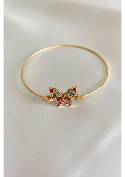 Kelebek Figürlü Kelepçe Bileklik