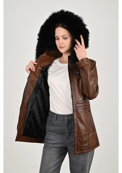 Kadın Deri Mont 8136KPŞ