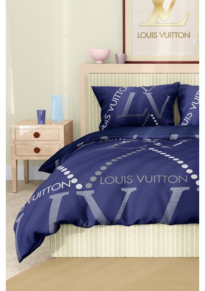 Nevresim Takımı Çift Kişilik Pamuklu Saten Kumaş 6 Parça 3D Dijital Baskı Duvet Cover Set Model No: indirimleri