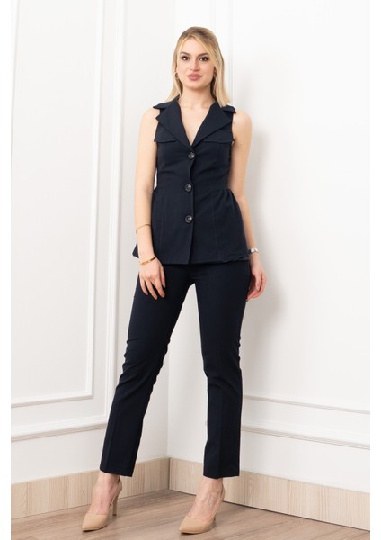 Elegant Line Uzun Yelekli Takım 1264