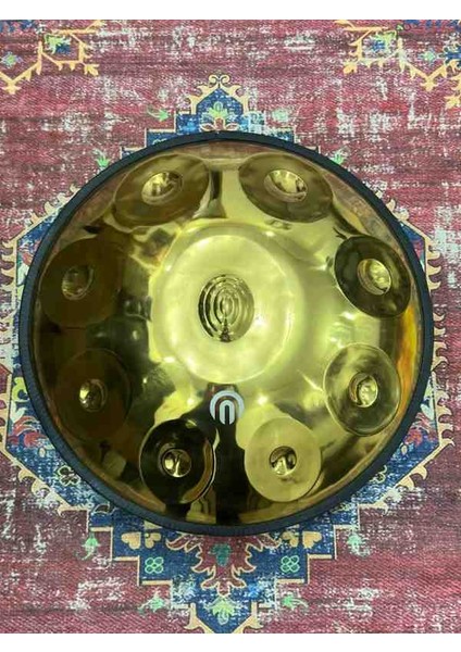 Titanium Handpan 9 Nota Re Minör Çanta Renkli Kuşak Bakım Yağı fiyatları
