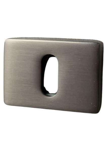 RO15 Kapı Kolu Rozeti Oda Füme 53X37X11 mm