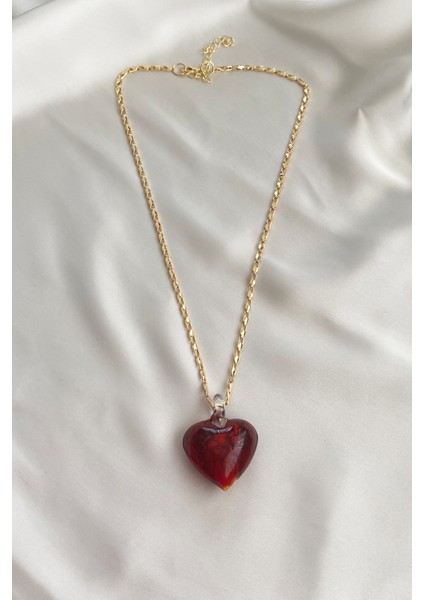 Kalp Uçlu Gold Zincir Kolye indirimleri