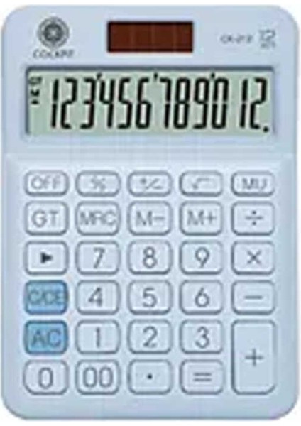 MJ-120D Plus Açık Mavi Masaüstü Hesap Makinesi