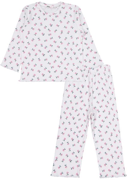 Çiçek Desenli 2-5 Yaş Pijama Takımı modelleri