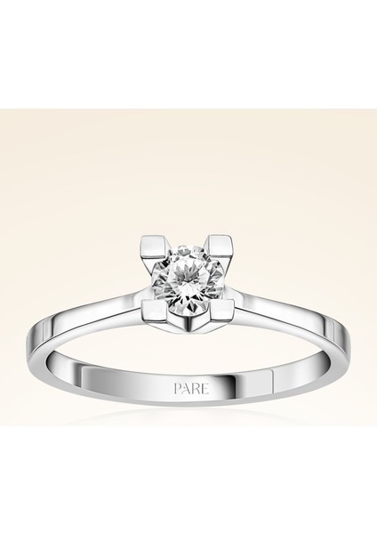 H Renk 0,30 Karat Hrd Sertifikalı Tektaş Pırlanta Yüzük fiyatları