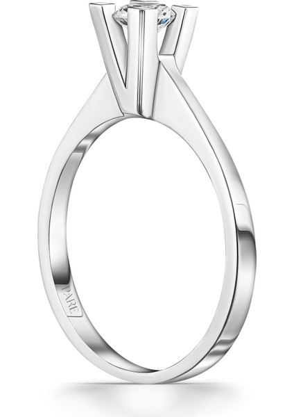 H Renk 0,30 Karat Hrd Sertifikalı Tektaş Pırlanta Yüzük modelleri