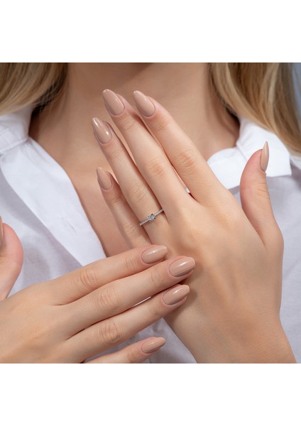 0,22 Karat Kolu Taşlı Tektaş Pırlanta Yüzük fırsatları