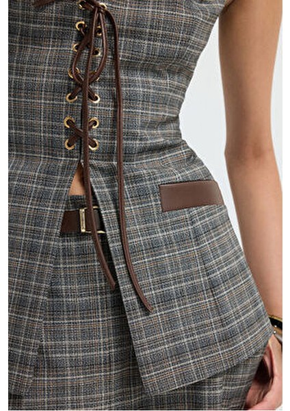 Deri Detaylı Yelek fiyatları