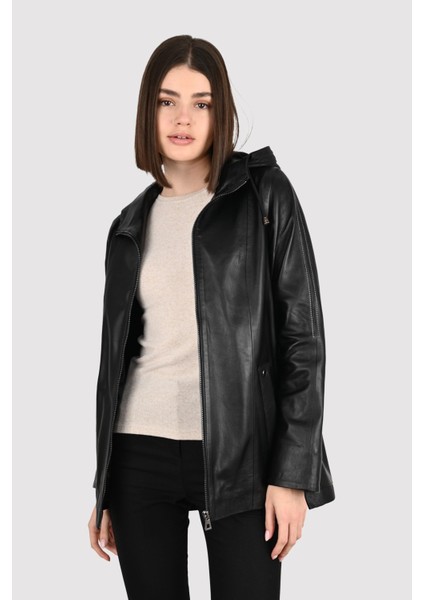 Kadın Deri Mont 8011KSN modelleri