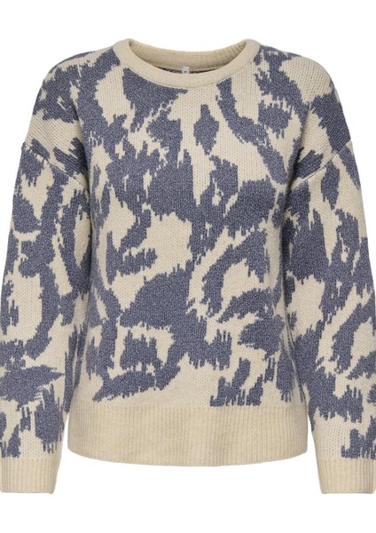 Gigi Ls Glitter O-Neck Kadın Triko Kazak – Işıltılı Bisiklet Yaka fiyatları