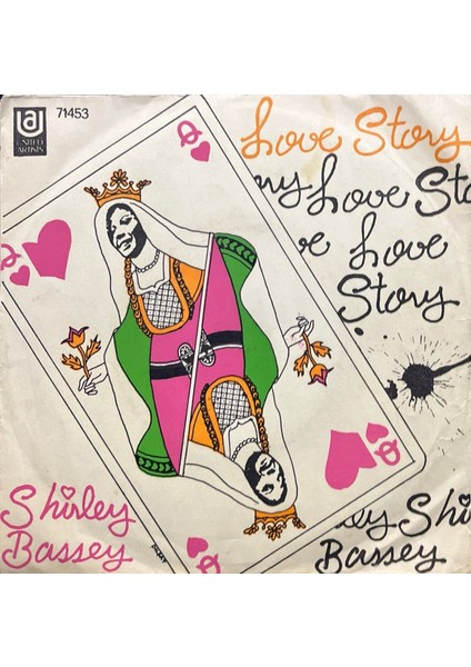 Shirley Bassey Love Story 45LIK Plak
