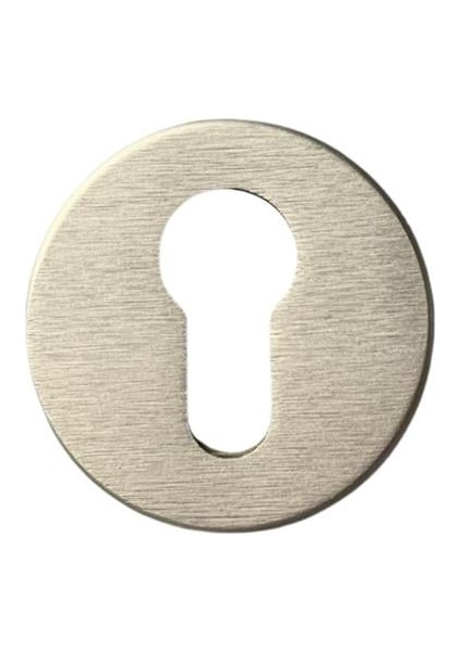 RO12 Kapı Kolu Rozeti Yale (Dış Kapı) Fırçalı Saten 52X52X9 mm