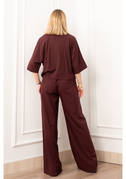 Vera Viskon Premium Takım – Kısa Kol Ceket & Lastikli Pantolon 1269 indirimleri