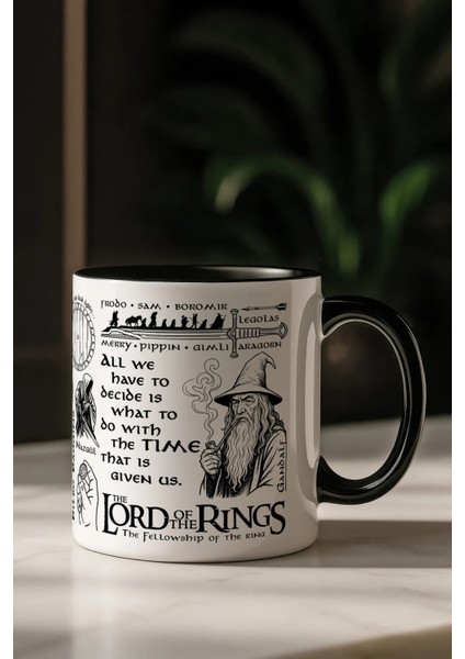 Yüzüklerin Efendisi, Lord Of The Rings Temalı Özel Tasarım Kupa