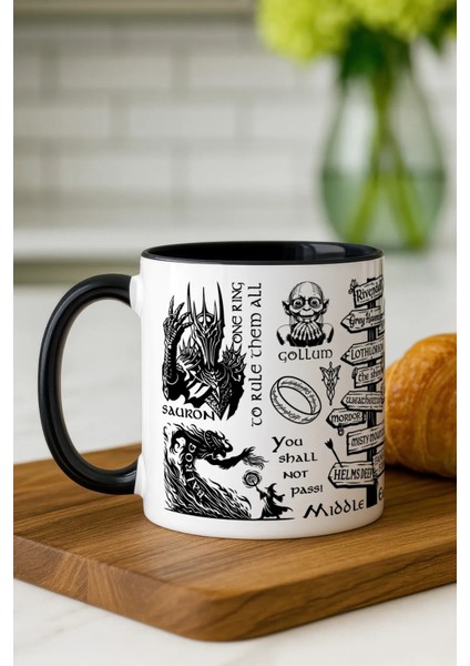 Yüzüklerin Efendisi, Lord Of The Rings Temalı Özel Tasarım Kupa fiyatları