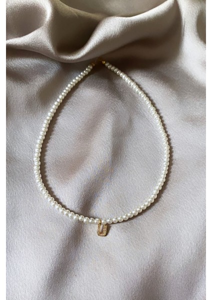 Inci Harf Kolye U Harfi fiyatları