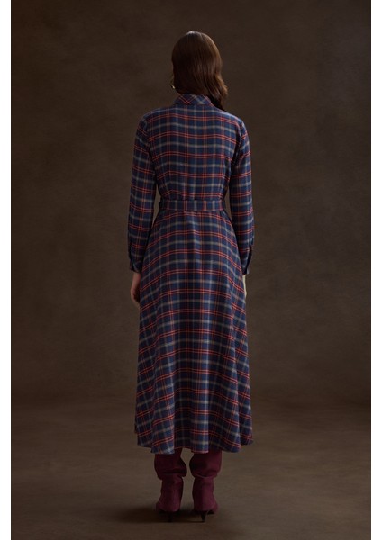 Ekose Desenli Elbise fırsatları