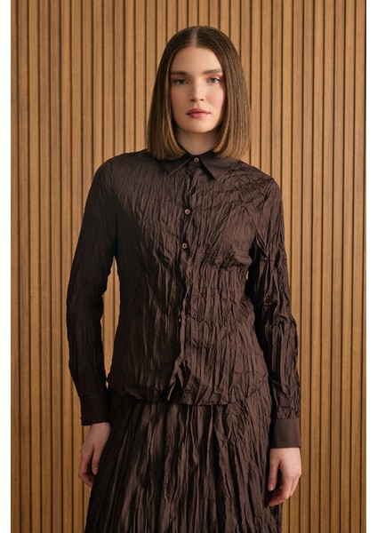 Kraşlı Cotton Gömlek