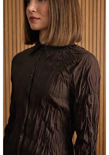 Kraşlı Cotton Gömlek