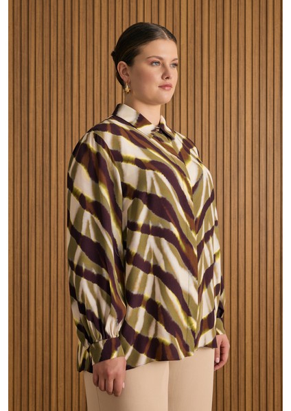 Desenli Viscon Bluz indirimleri