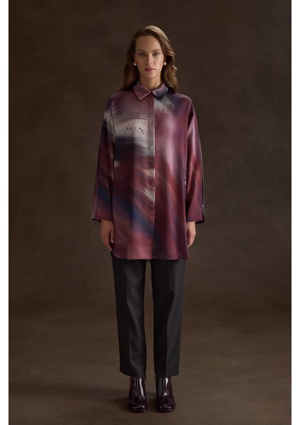 Desenli Klasik Tunik