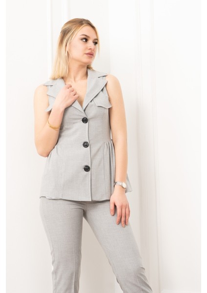 Elegant Line Uzun Yelekli Takım 1264