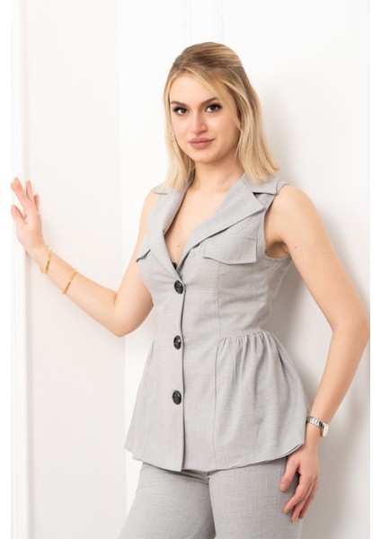 Elegant Line Uzun Yelekli Takım 1264 fırsatları