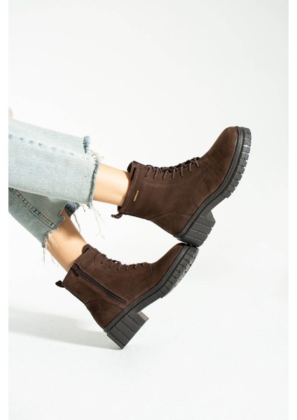 Argun Kahverengi Kadın Bot & Bootie 20832-Z fırsatları