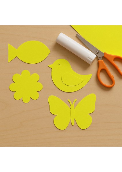 Kika Fon Kartonu 100GR 50X70 100 Lü Sarı fiyatları