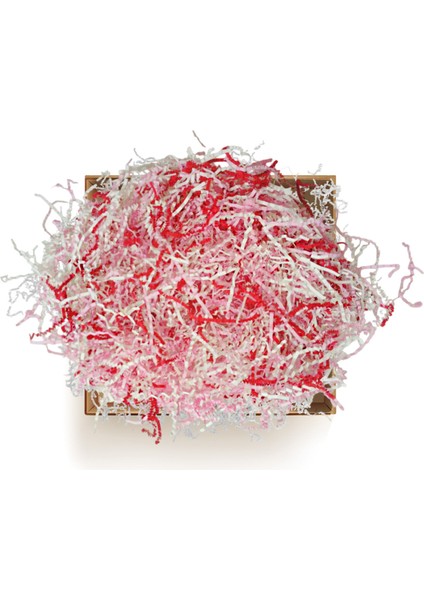 Zigzag Kırpık Kağıt 250GR -Kırmızı Mix-