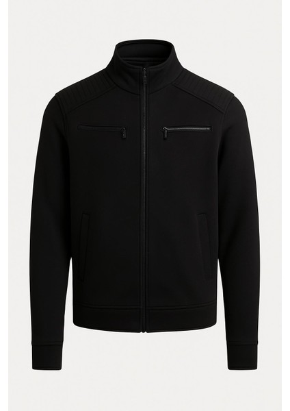 Xavir Büyük Beden Erkek Fermuarlı Mevsimlik Ceket - 7451