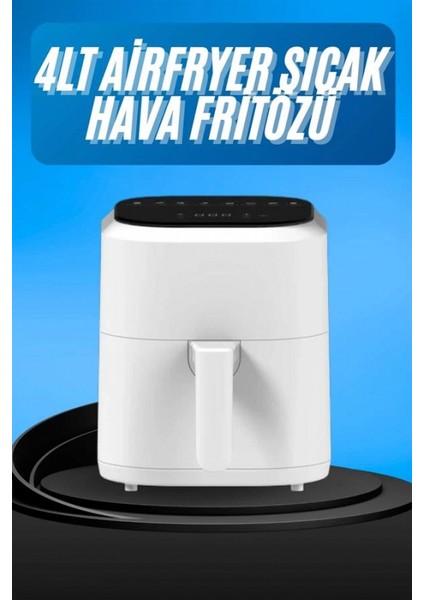 Hava Fritözü 4l Airfryer Pratik Uzun Ömürlü Yağsız Pişirme Taşınabilir fiyatları