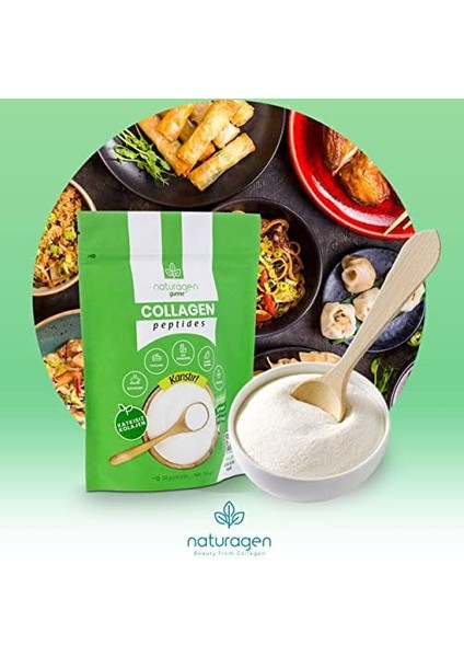 Naturagen GURME%100 Saf Toz Kolajen | Collagen Peptides 150 gr (Tip 1 & Tip 3 Sığır Toz Kolajen Peptit) Helal Sertifikalı (1)