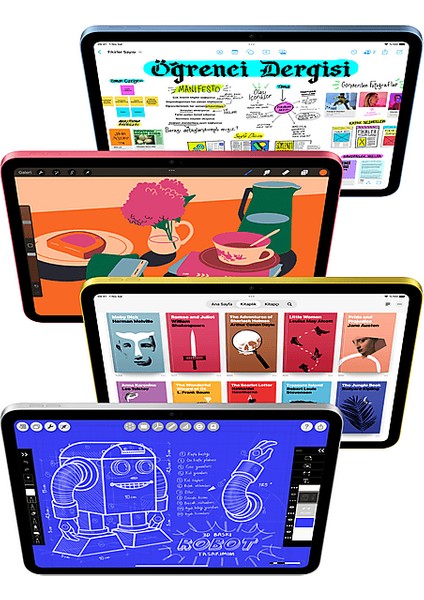 11 Inç iPad (A16) Wi-Fi 512 GB Tablet Mavi (MD4Y4TU/A) fiyatları