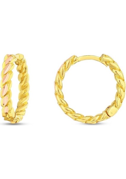 Altın Halka Küpe - 14K