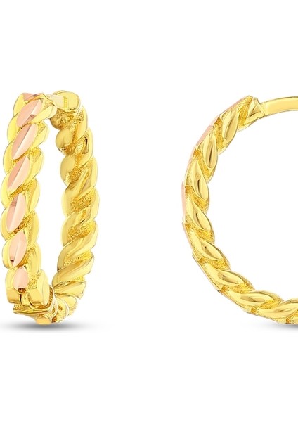 Altın Halka Küpe - 14K fiyatları