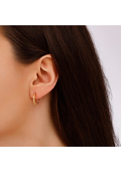 Altın Halka Küpe - 14K modelleri