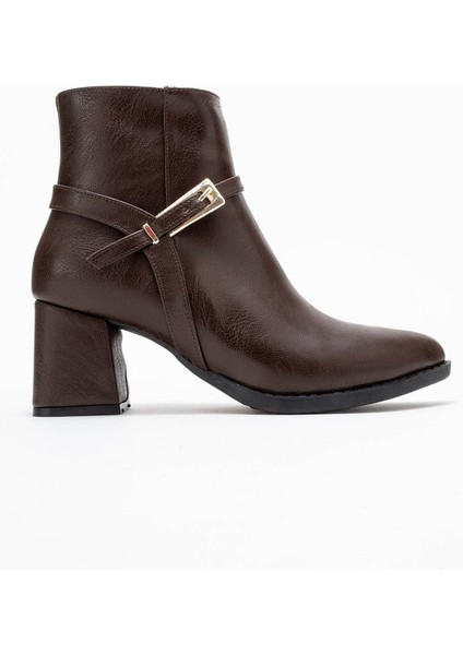 Kahverengi Kadın Bot & Bootie 21-T064 fiyatları