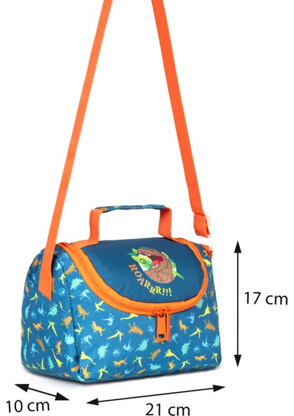 Lisanslı Dinozor Desenli Termal Beslenme Çantası