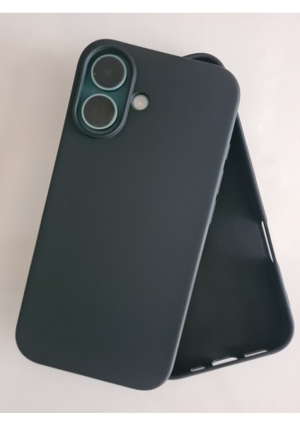 İphone 16 İle Uyumlu LOGOSUZ İçi Kadife Esnek Silikon Lansman Kılıf