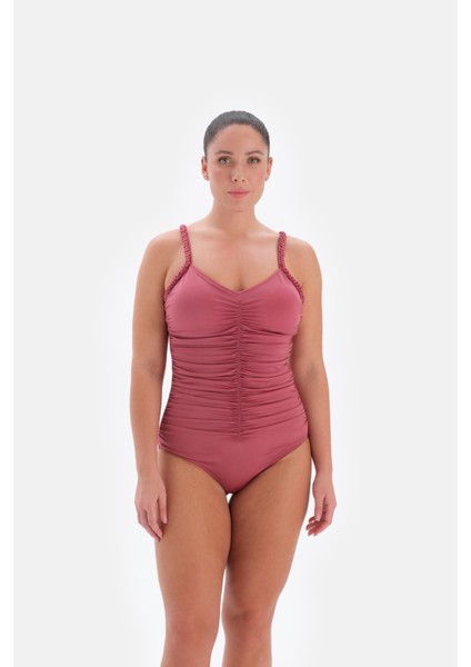 Kusursuz Toparlayıcı Büyük Beden Tek Parça Mayo